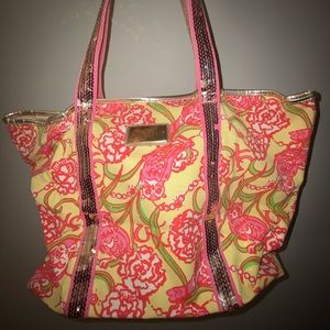 🔥FINAL MARKDOWN🔥Lily Pulitzer Chi Omega Tote Bag